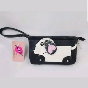 Betsey Johnson LUV Dog Lover Wristlet
